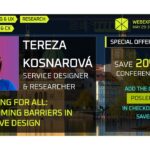 WebExpo 2024: 5+1 Questions for Tereza Kosnarová, Service Designer and Researcher